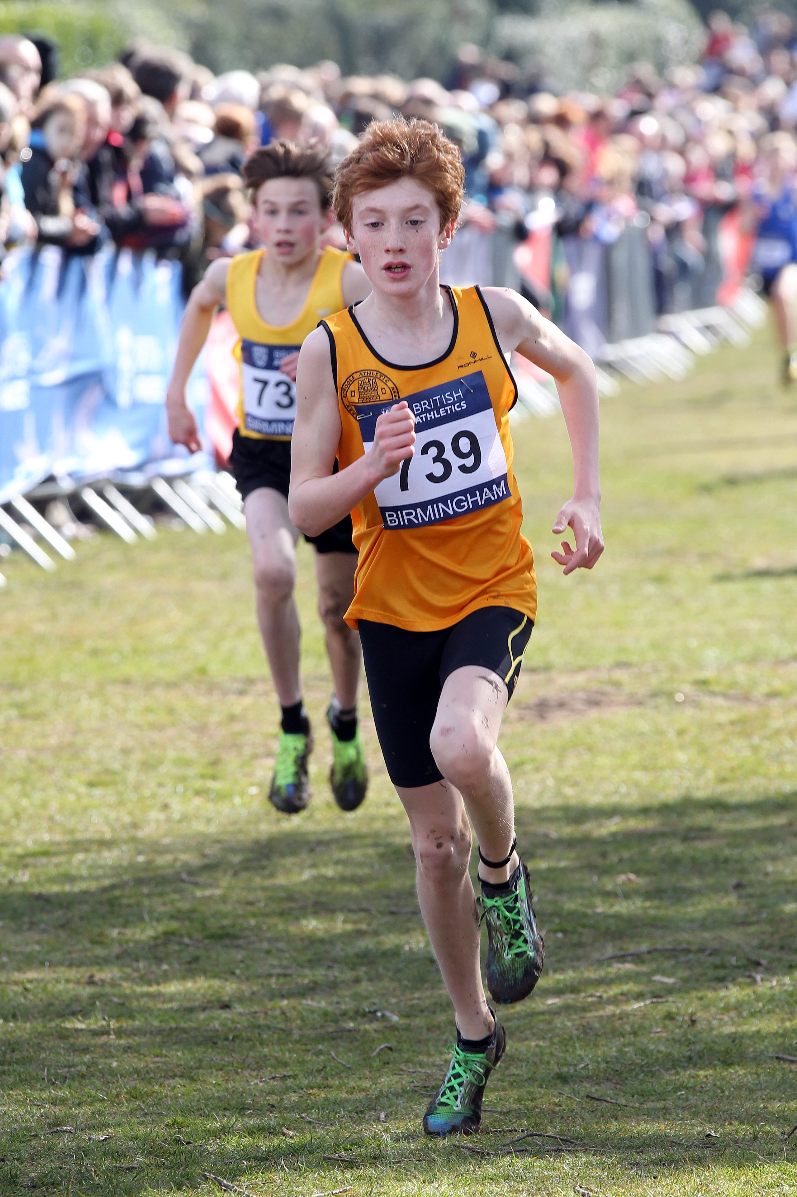 Boys under-13s Inter Counties Cross Country,  Cofton Park, Birmingham. Photo: David T. Hewitson/Sports for All Pics